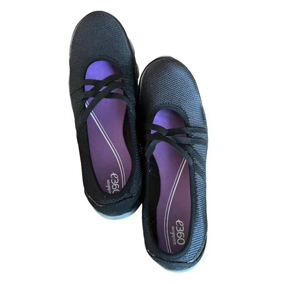 Easy Spirit Shoes Easy Spirit E36 Black Slip On Walkingcomfort